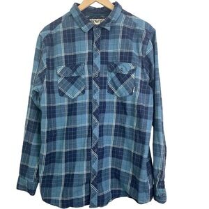 Oravus Men’s Long Sleeve Button Flannel Shirt